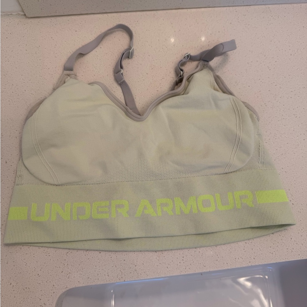 Under Armour Women's Pale Green Sports Bra